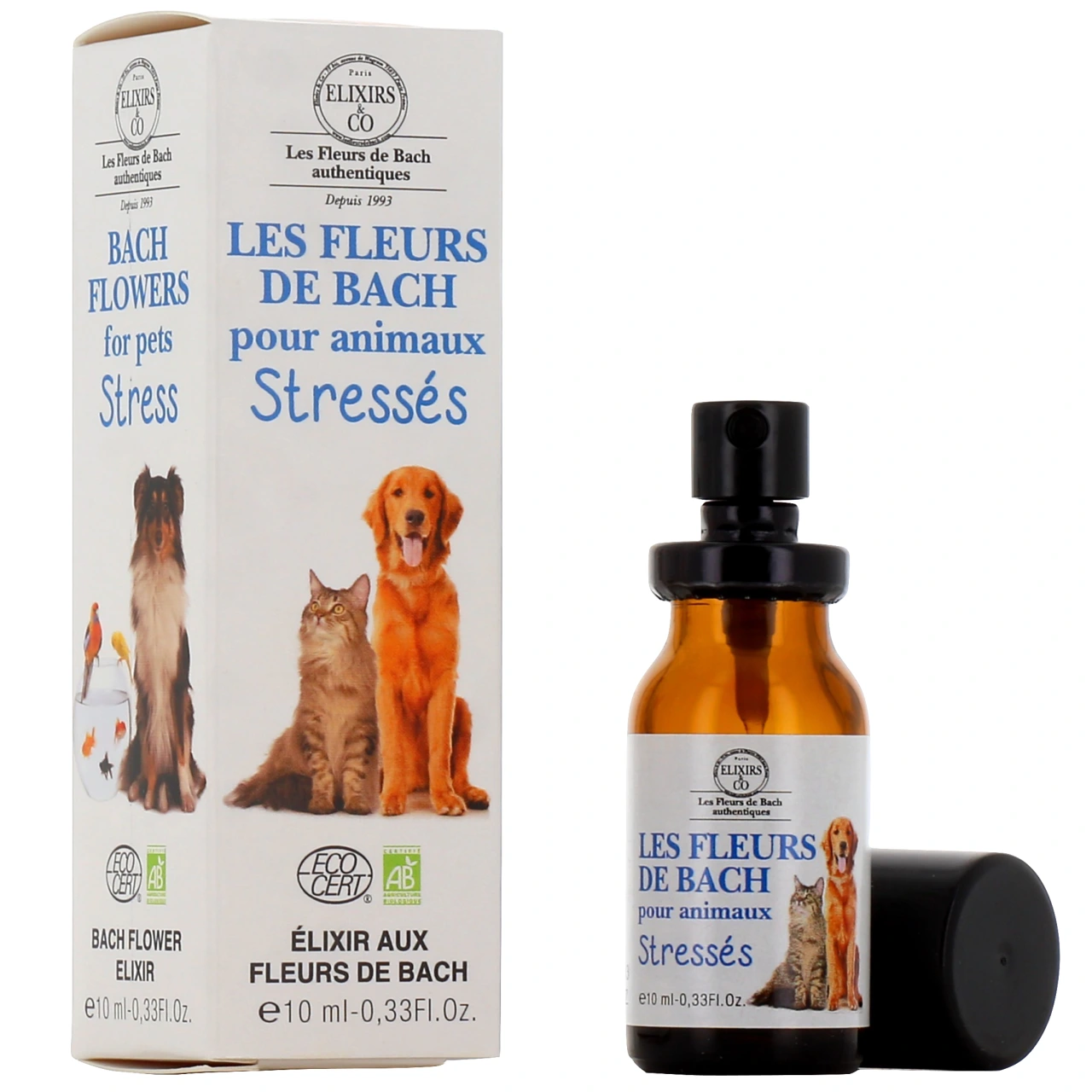 Fleurs de Bach pour Animaux Stressés - Elixirs And Co