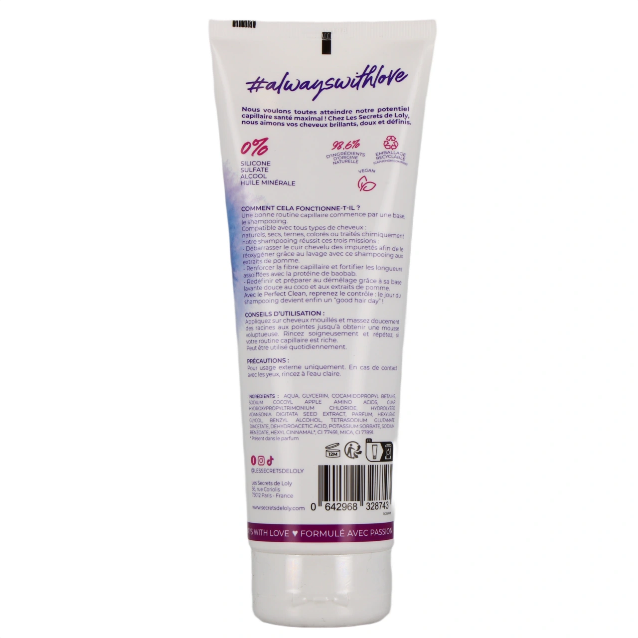 Les Secrets de Loly Perfect Clean Shampooing Doux - Vue 3