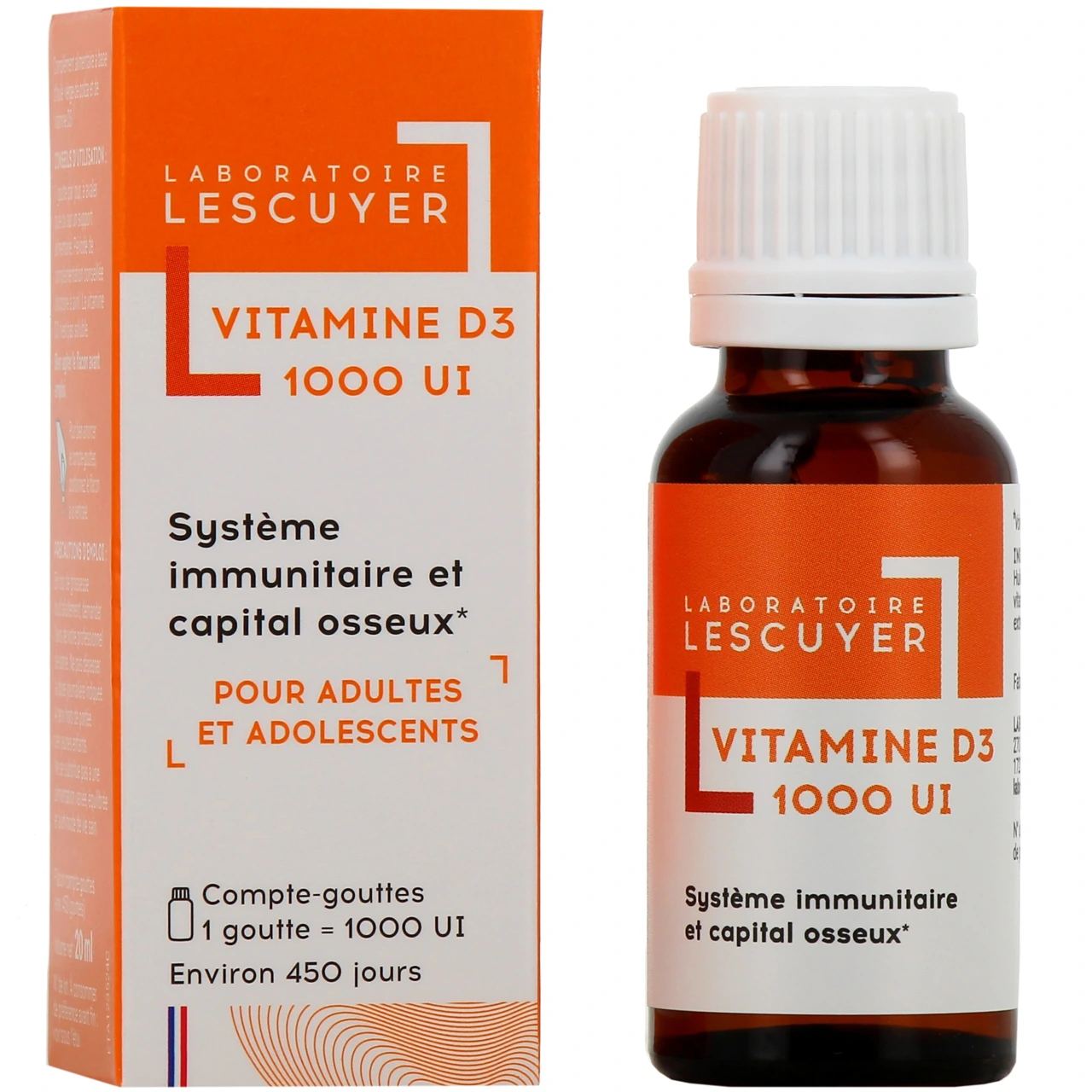 Lescuyer Vitamine D3 - Laboratoire Lescuyer