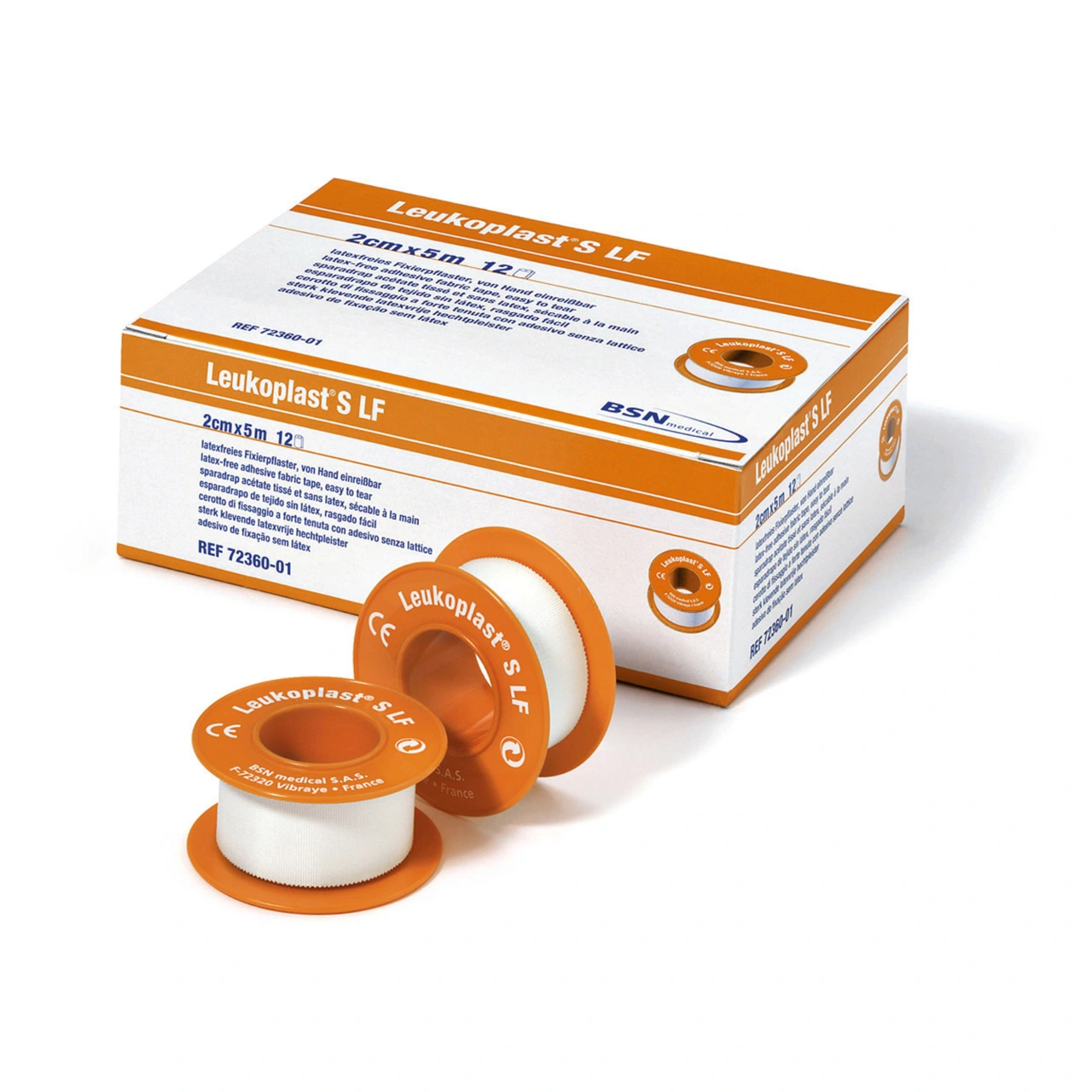 Leukoplast S LF Sparadrap tissé 2 cm x 5 m 12 rouleaux - BSN medical