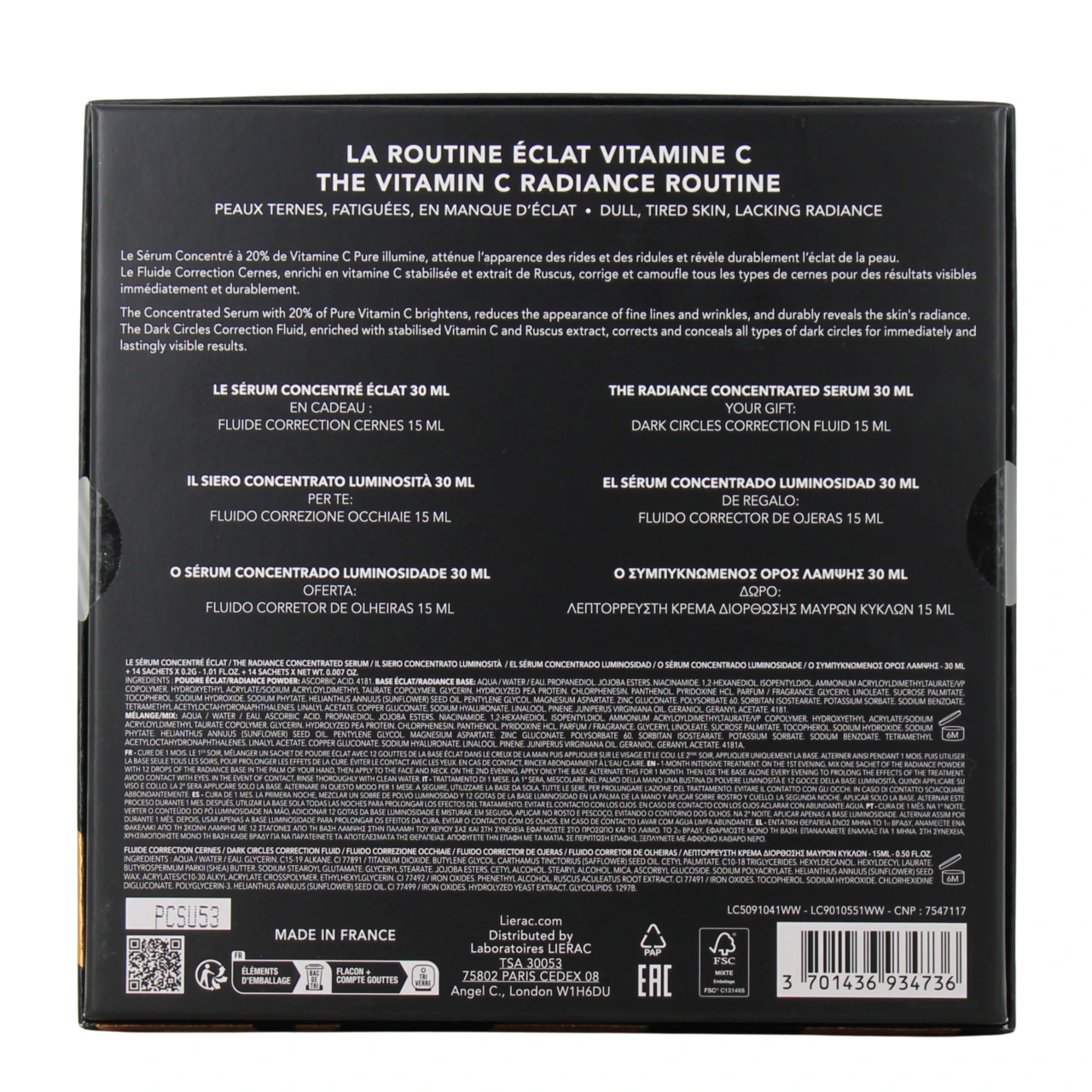 Lierac Coffret Routine Éclat Vitamine C - Vue 2