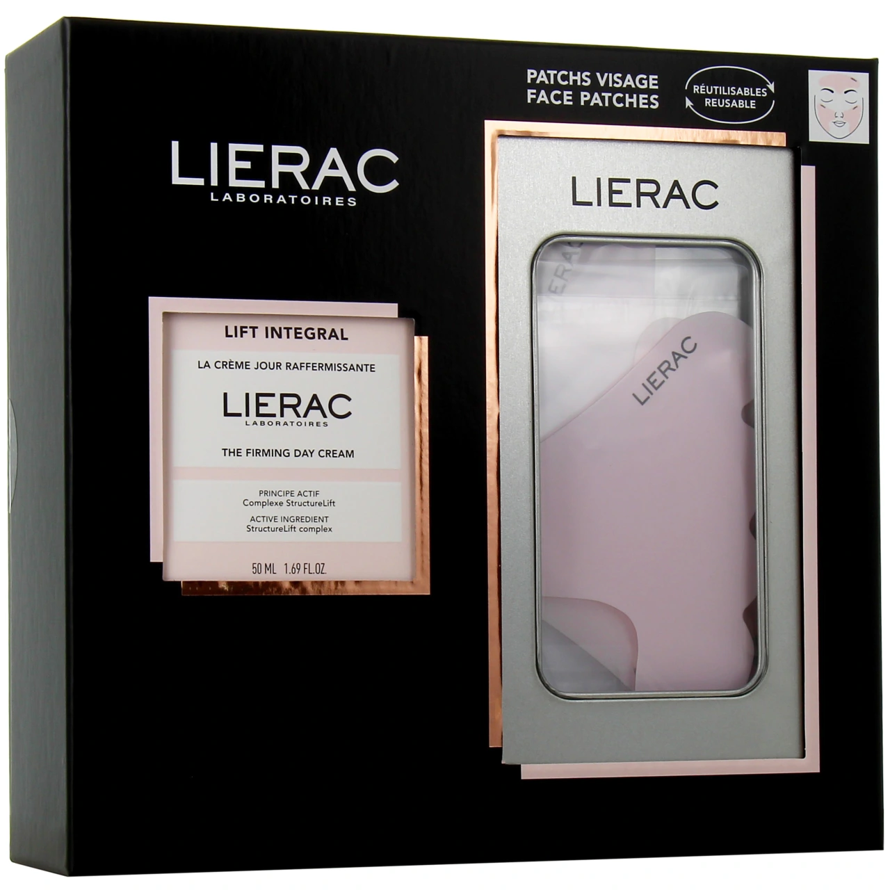 Lierac Lift Integral Coffret Anti-âge Crème de Jour + Patchs Visage Réutilisables - Lierac