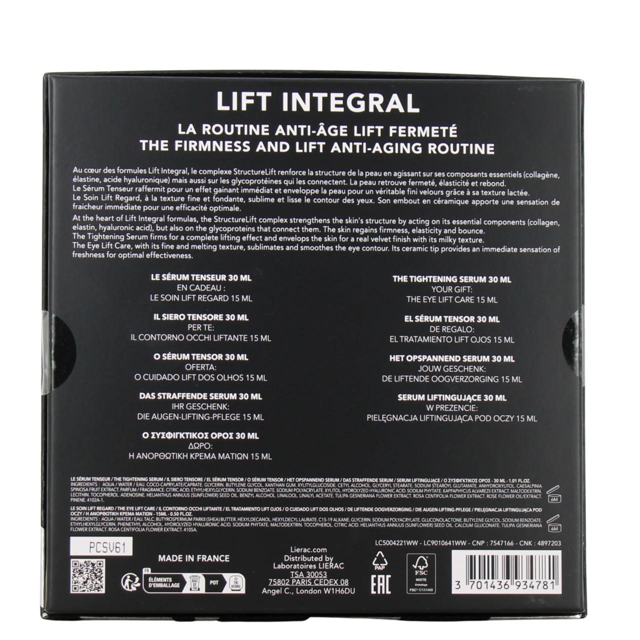 Lierac Lift Integral Coffret Routine Anti-âge Lift Fermeté - Vue 4