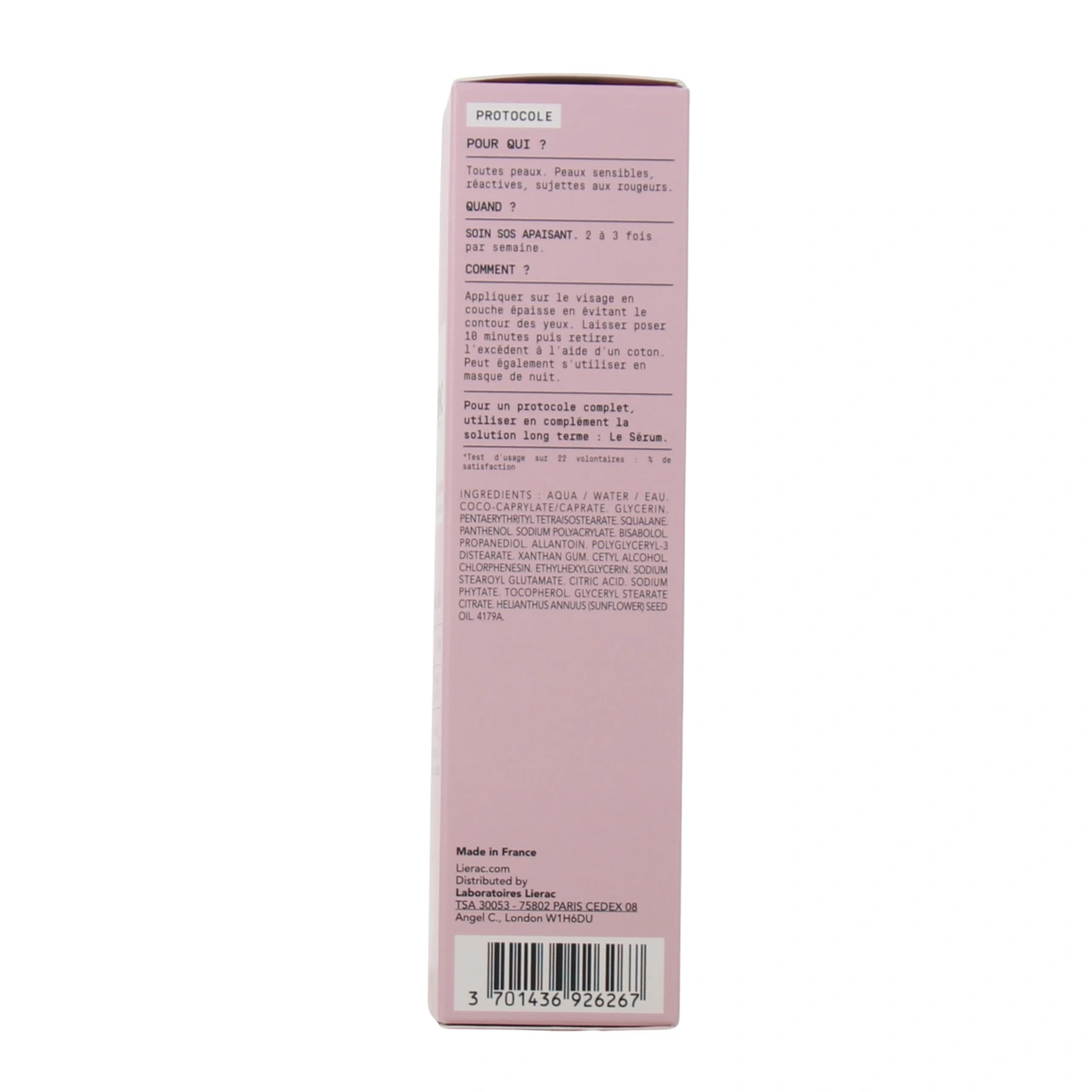 Lierac Protocole Anti-Rougeurs Le Masque - Vue 2