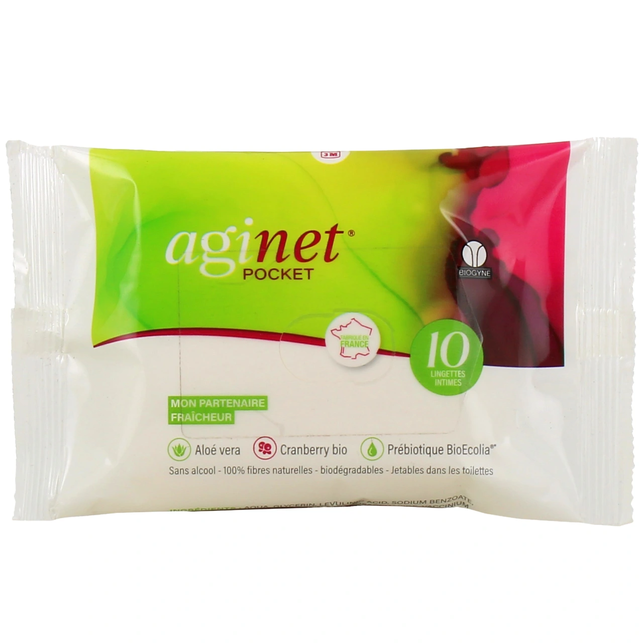 Lingettes Intimes Aginet Pocket - Aginax