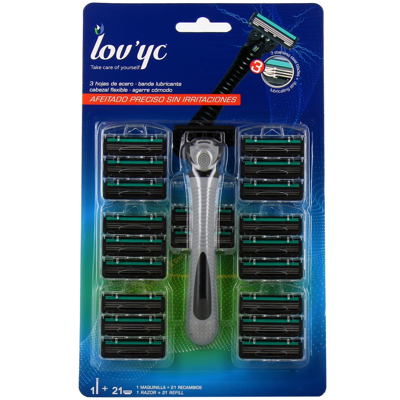 Lov'yc Rasoir pour Homme 3 lames - Lov'yc