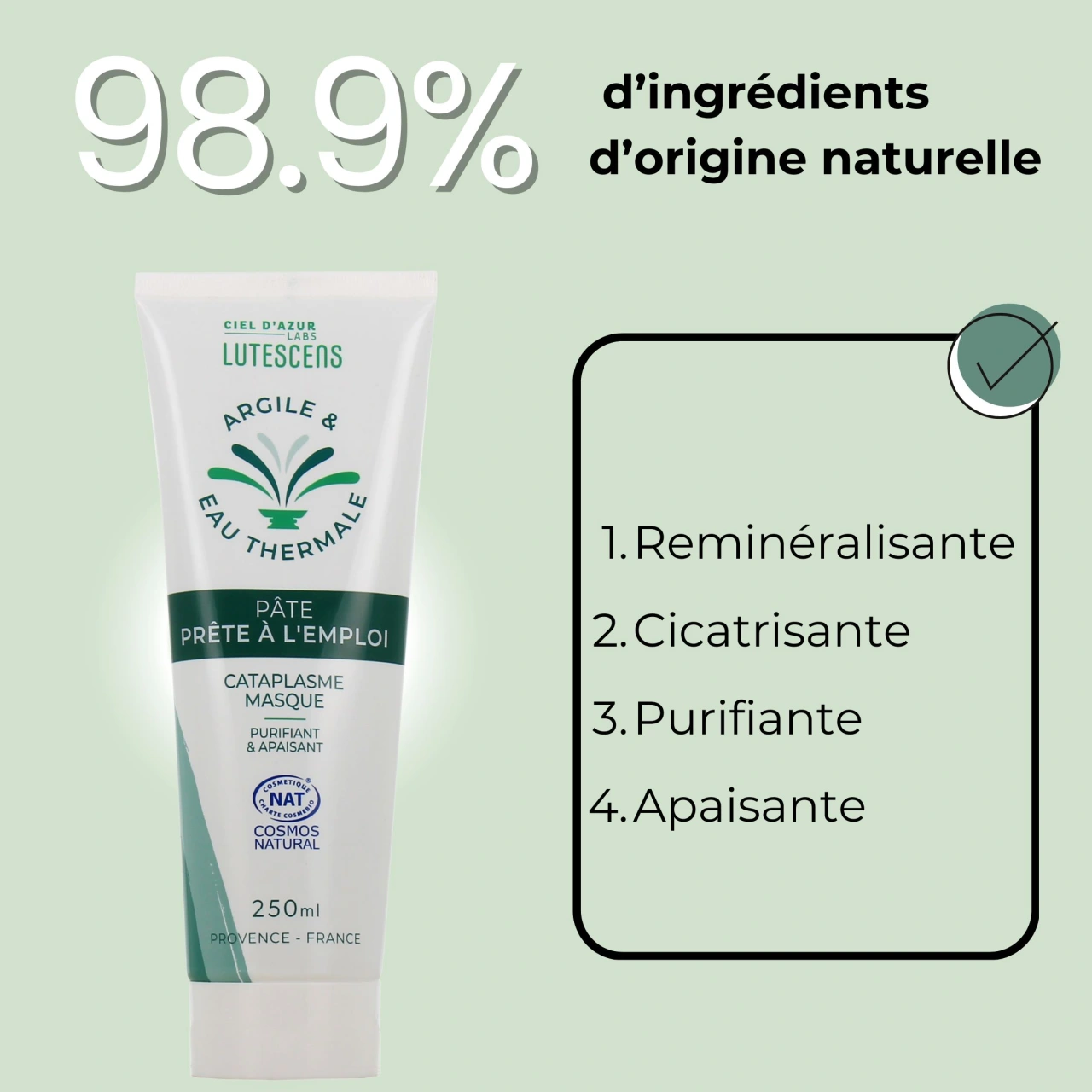 Lutescens Pâte Cataplasme Masque Bio - Vue 2