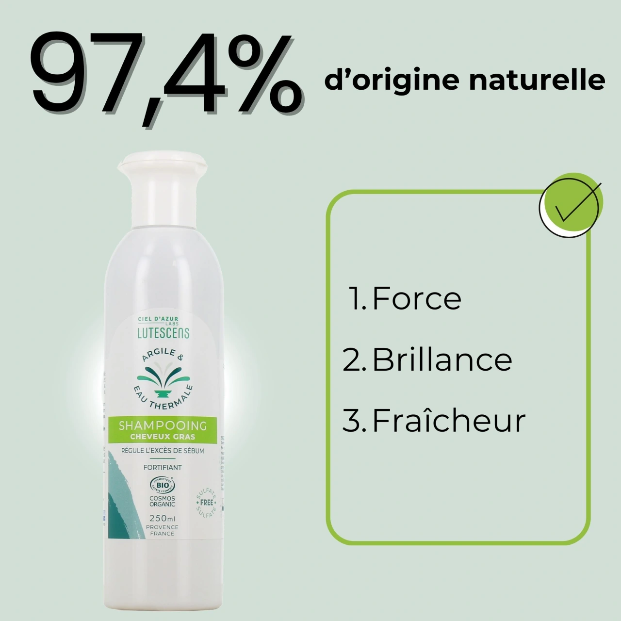Lutescens Shampooing Cheveux Gras Bio - Vue 2