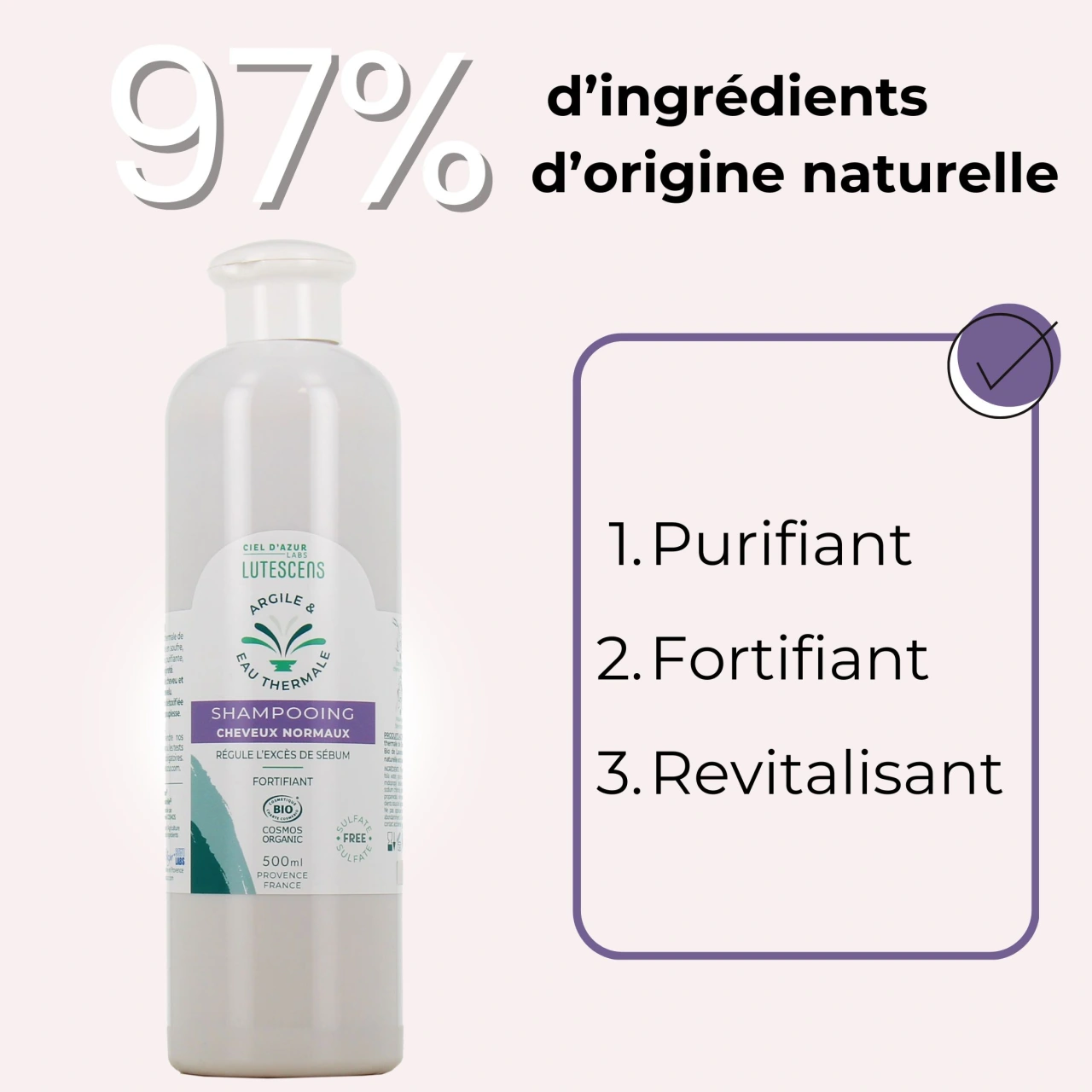 Lutescens Shampooing Cheveux Normaux Bio - Vue 2