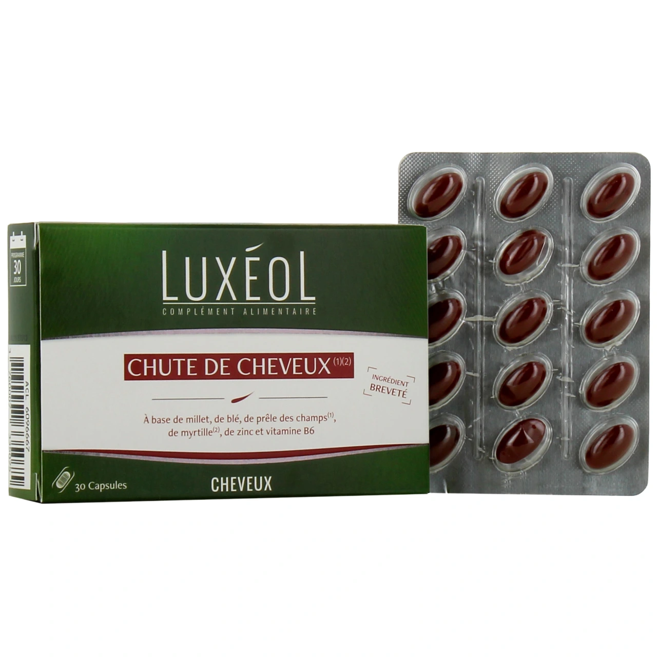 Luxéol Chute de Cheveux Capsules - Luxeol