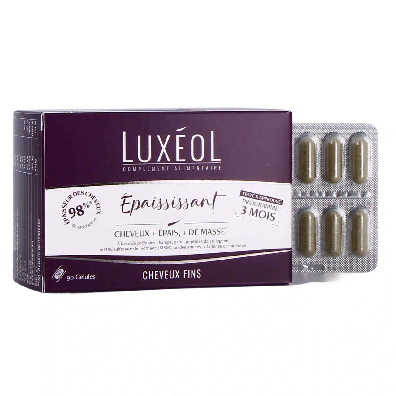 Luxéol Complément Alimentaire Épaississant - Luxeol