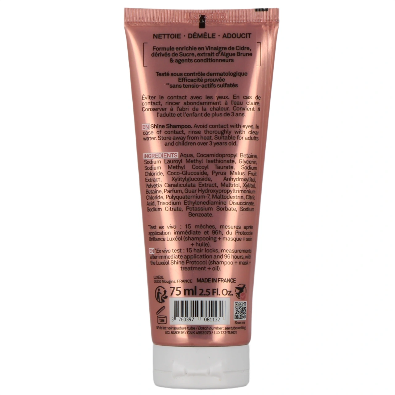 Luxéol Shampooing Brillance - Vue 3