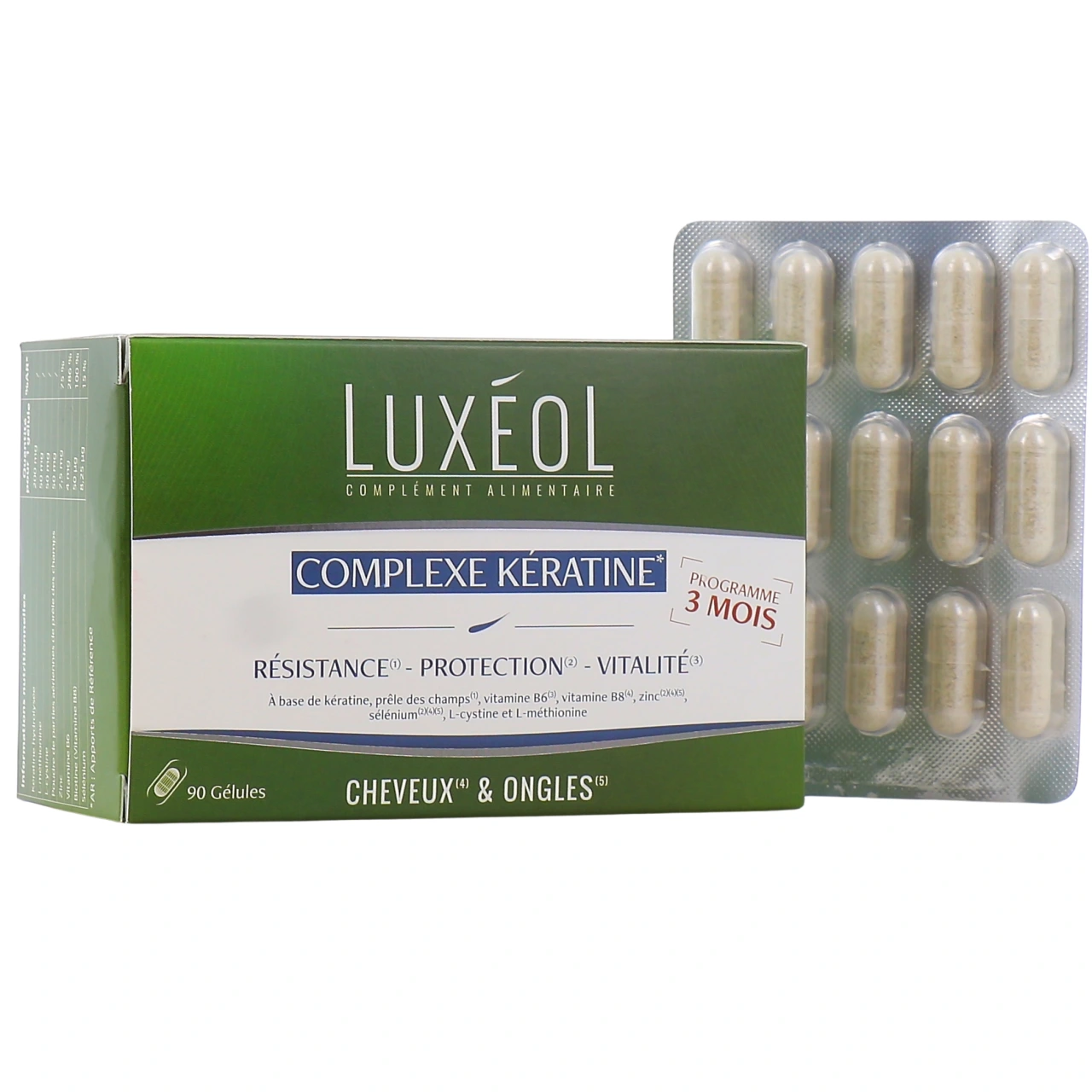Luxéol Complexe Kératine Cheveux et Ongles - Luxeol