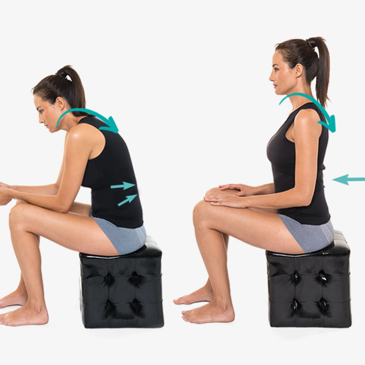 T-shirt Discret Correcteur de Posture - Vue 6