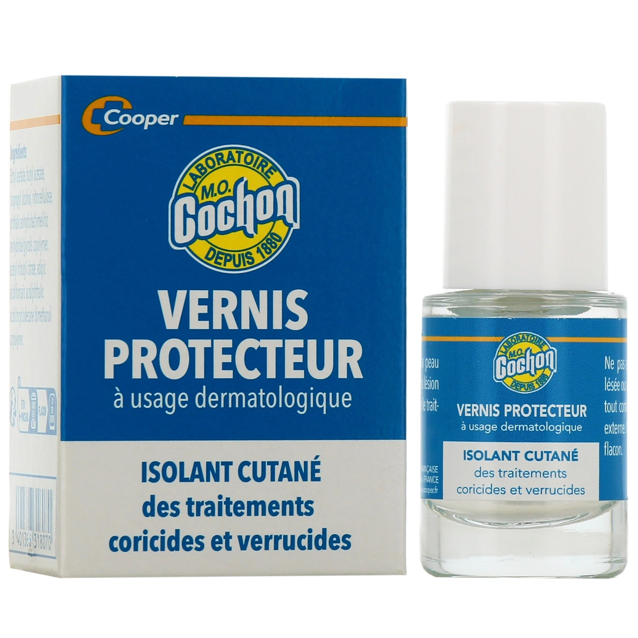 M.O. Cochon Vernis Protecteur Traitements Coricides et Verrucides - Tradiphar