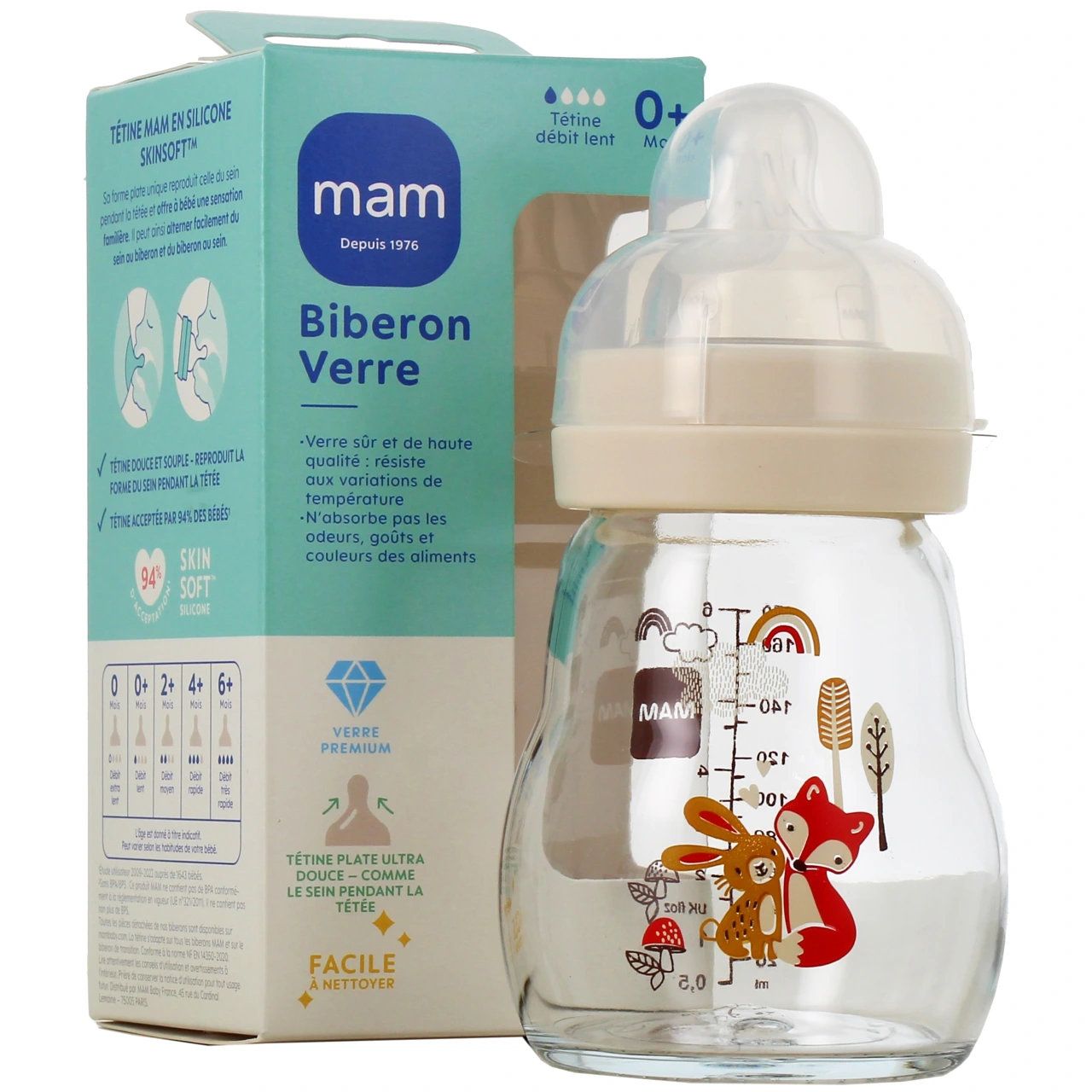MAM Biberon Verre 1er age - Vue 4