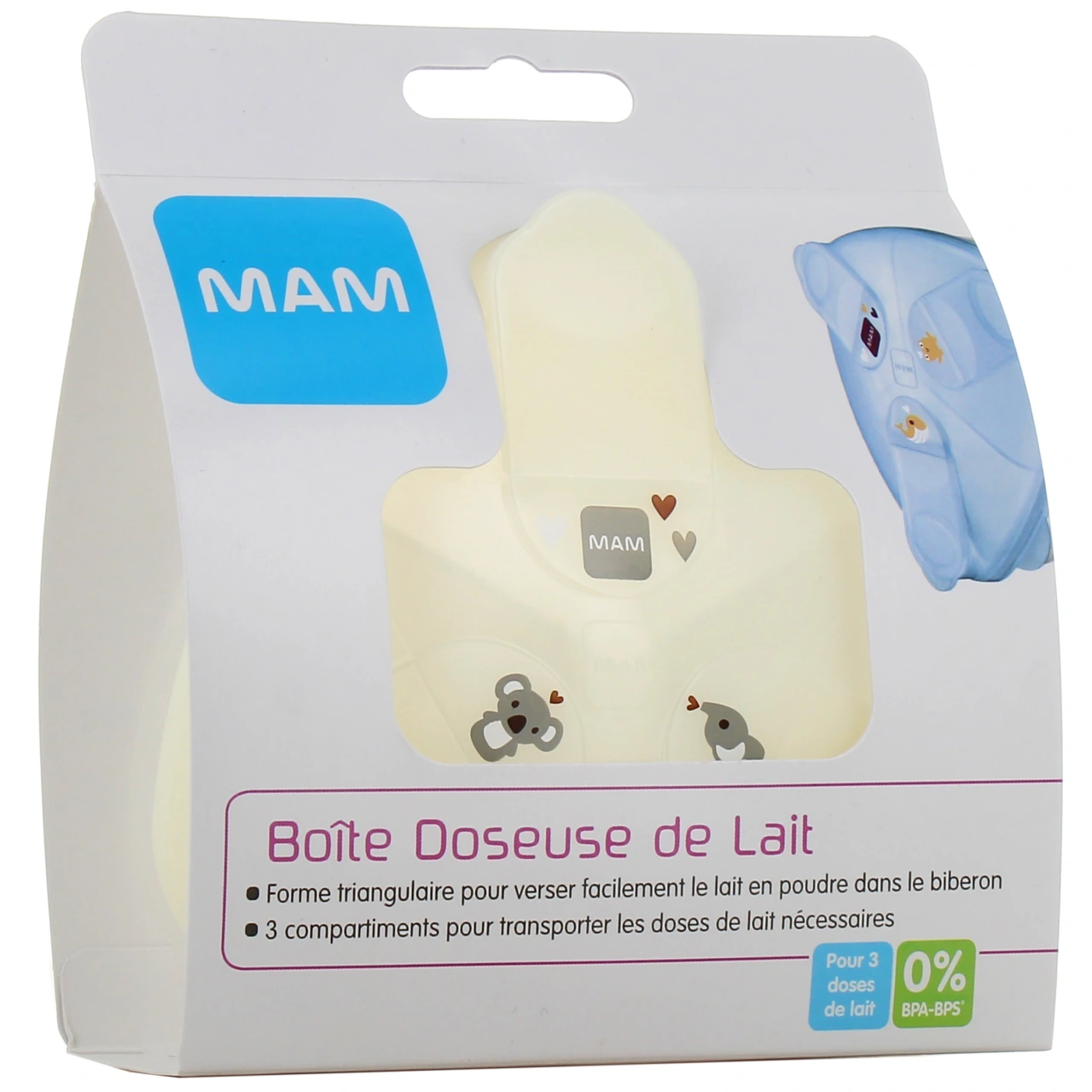 MAM Boîte Doseuse de Lait à 3 compartiments - Vue 2