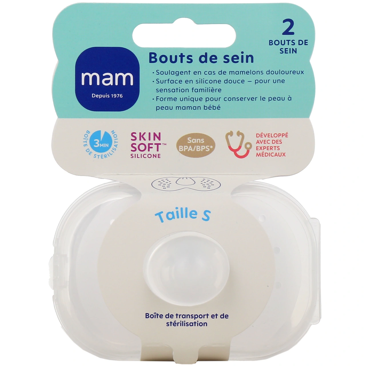 MAM Bout de Sein en Silicone - MAM