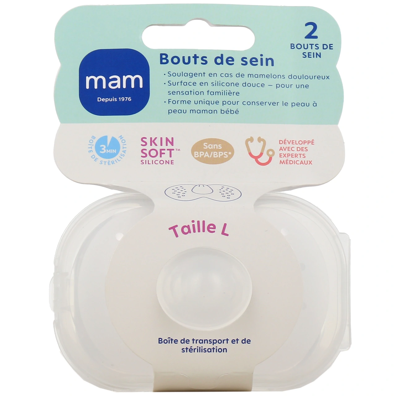 MAM Bout de Sein en Silicone - Vue 3