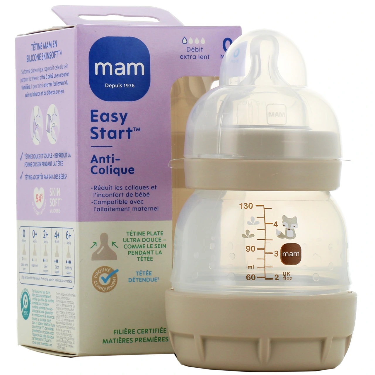 MAM Easy Start Biberon Anti-colique 130ml - Vue 4