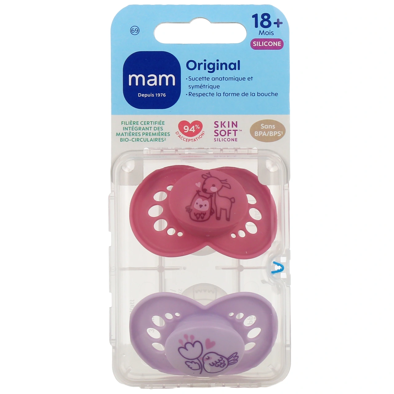 MAM Original Sucette Silicone 18 mois et + - Vue 13