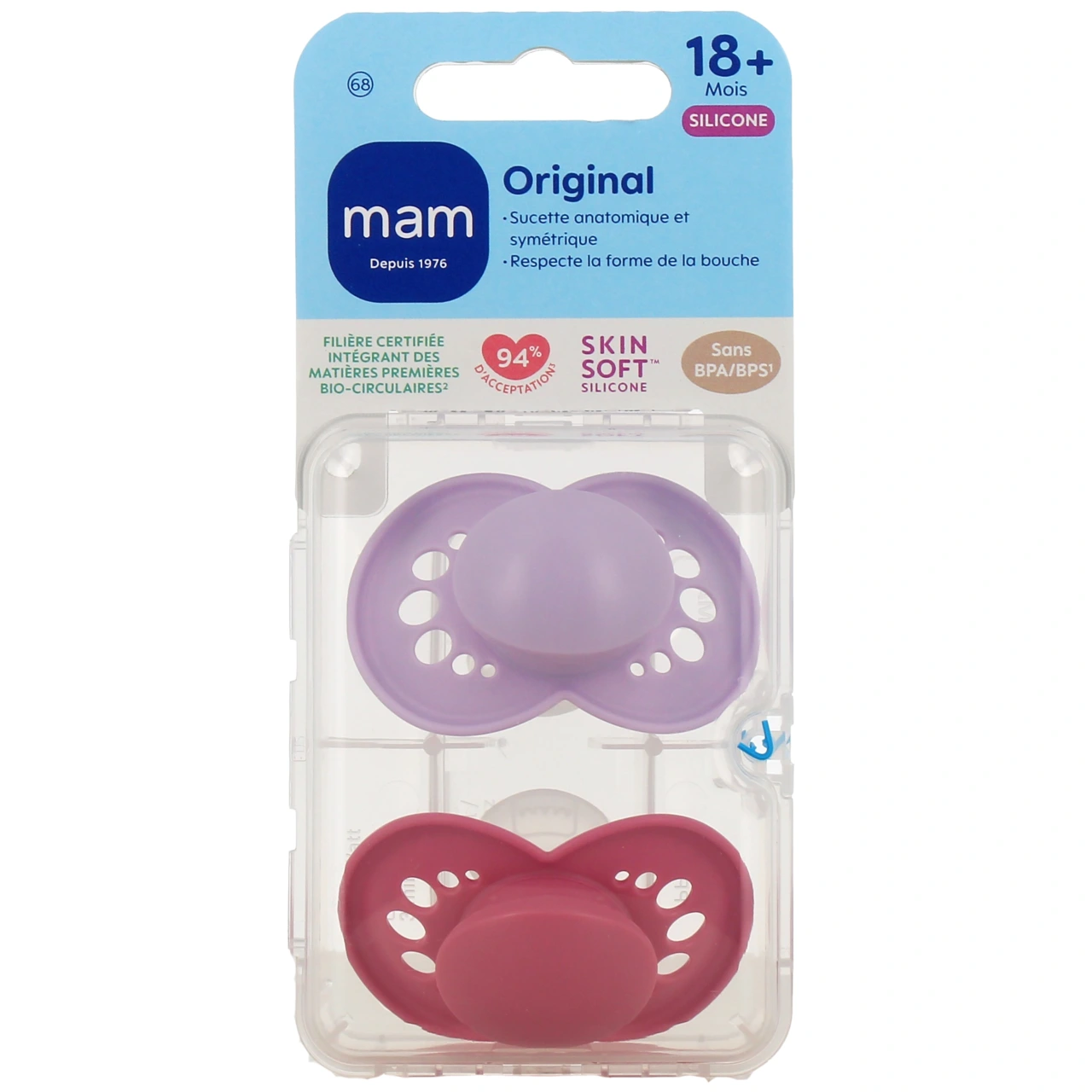 MAM Original Sucette Silicone 18 mois et + - Vue 17