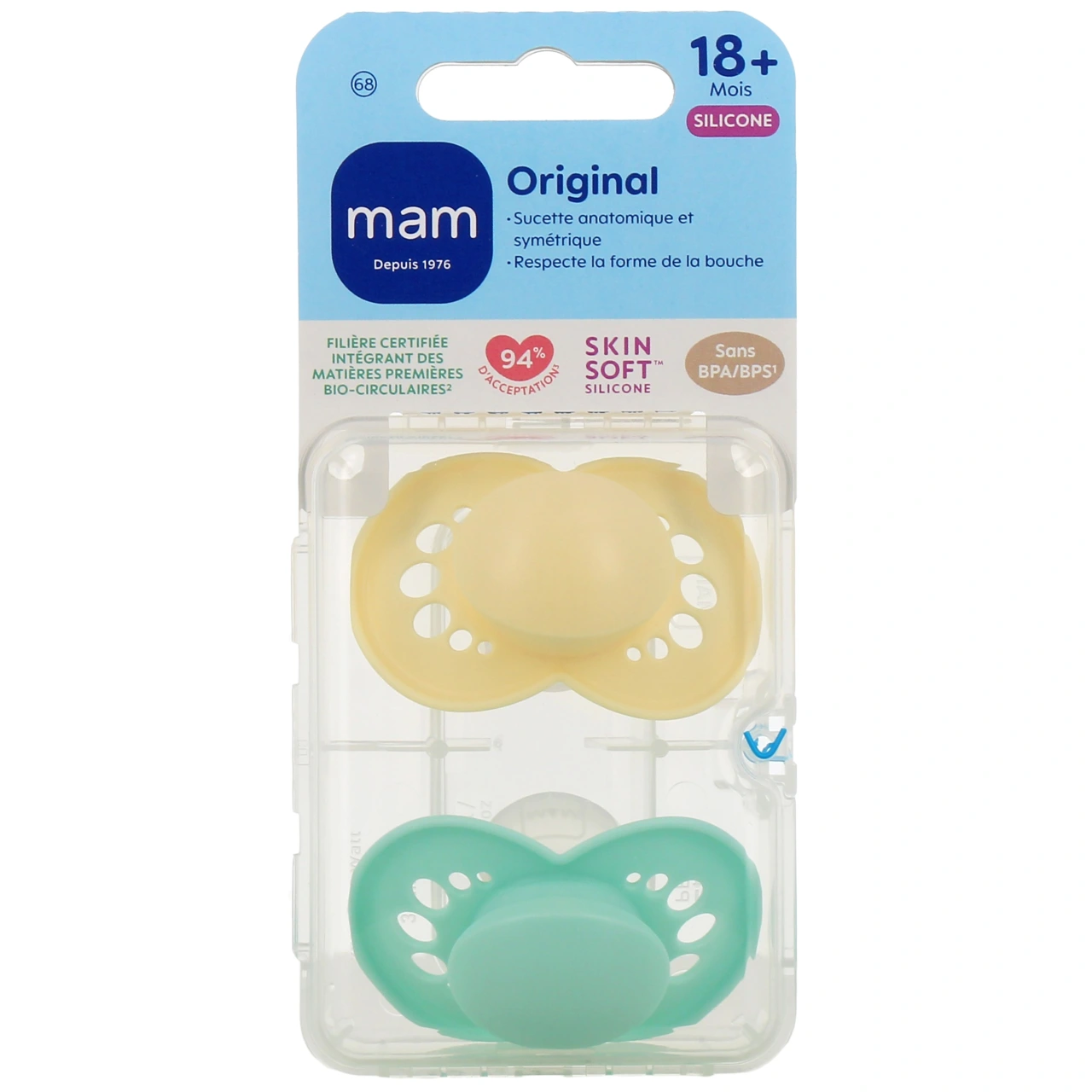 MAM Original Sucette Silicone 18 mois et + - Vue 18
