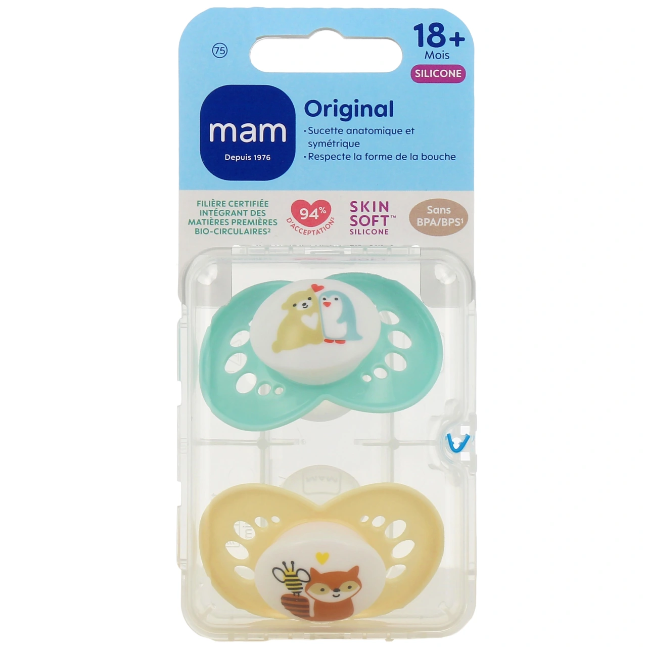MAM Original Sucette Silicone 18 mois et + - Vue 8
