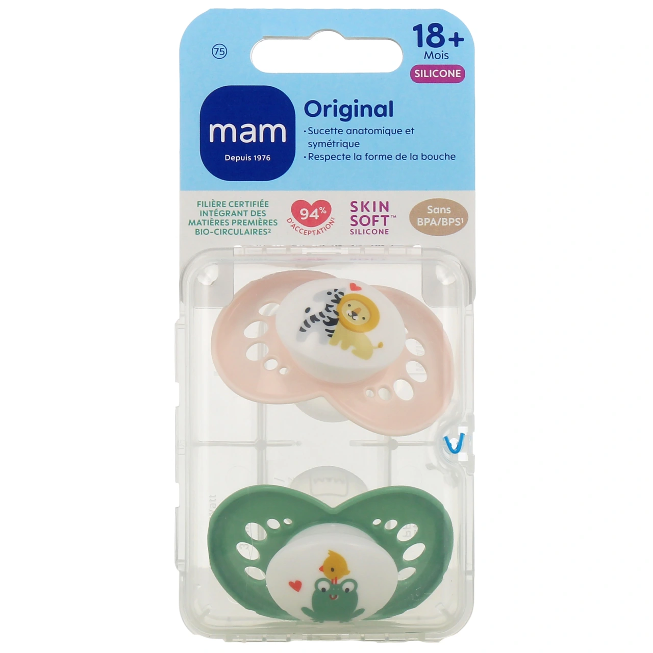 MAM Original Sucette Silicone 18 mois et + - Vue 7