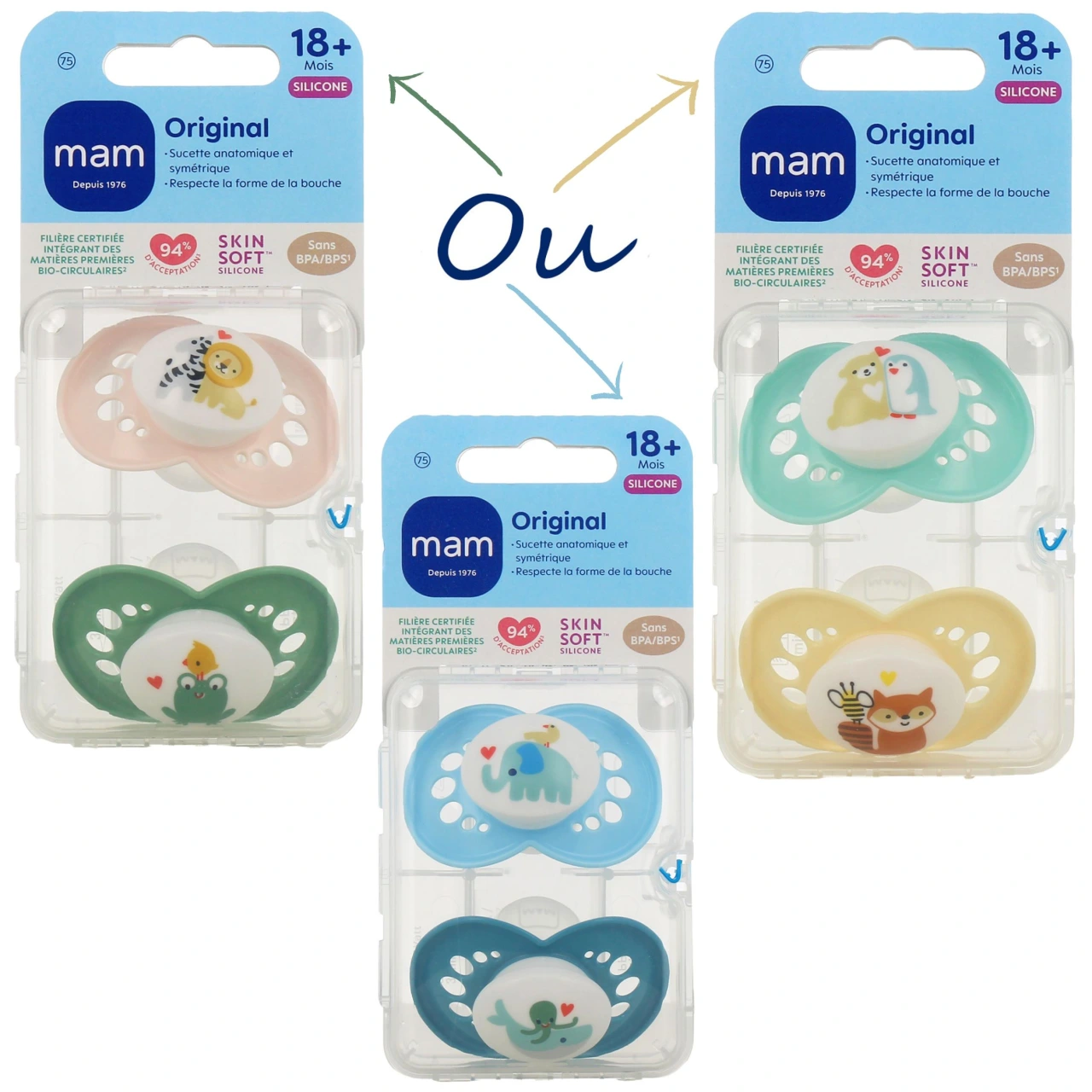 MAM Original Sucette Silicone 18 mois et + - Vue 6