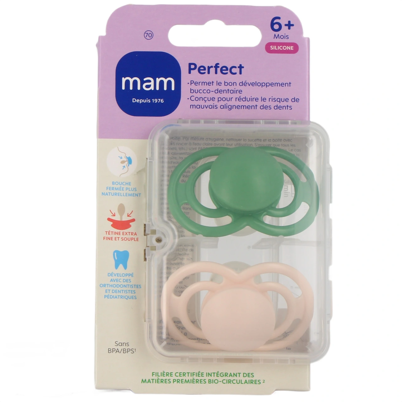 MAM Perfect Sucette Silicone 6 mois et + - Vue 11