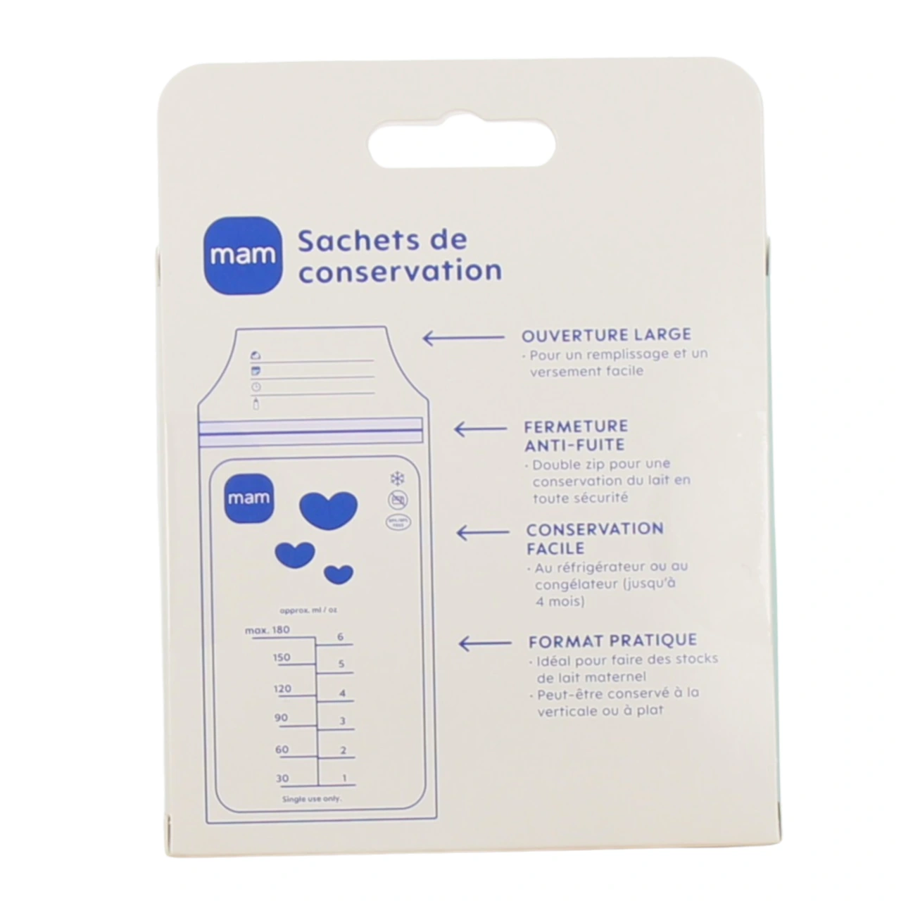 MAM Sachets de Conservation pour Lait Maternel - Vue 2