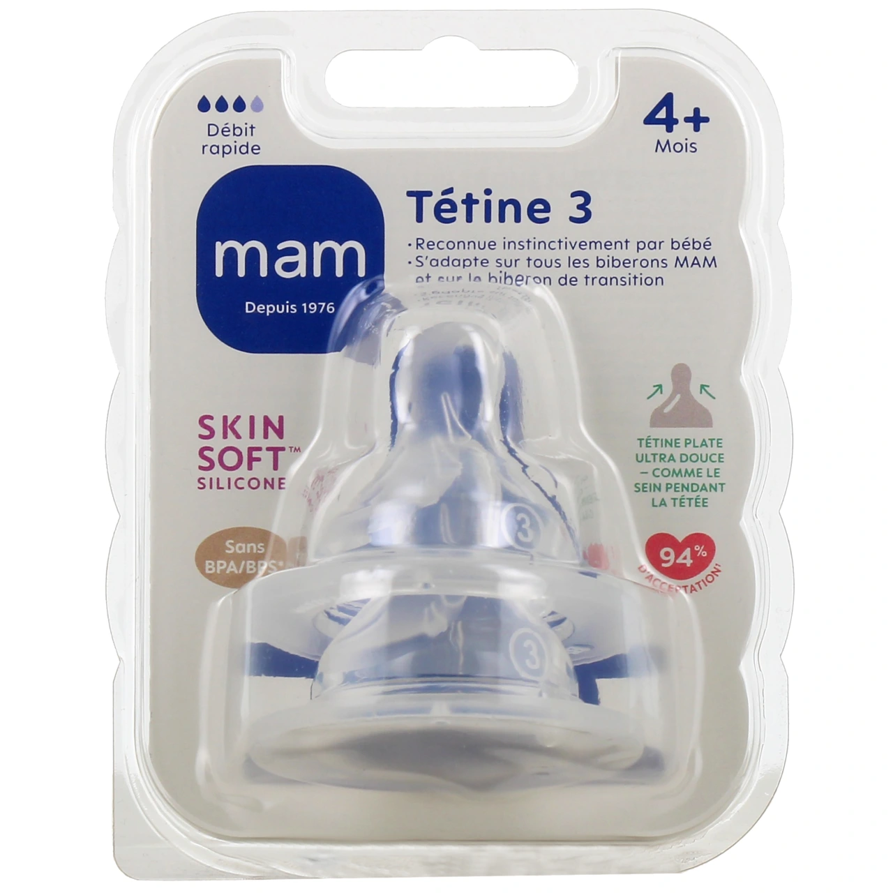 MAM Tétines silicone x2 - Vue 4