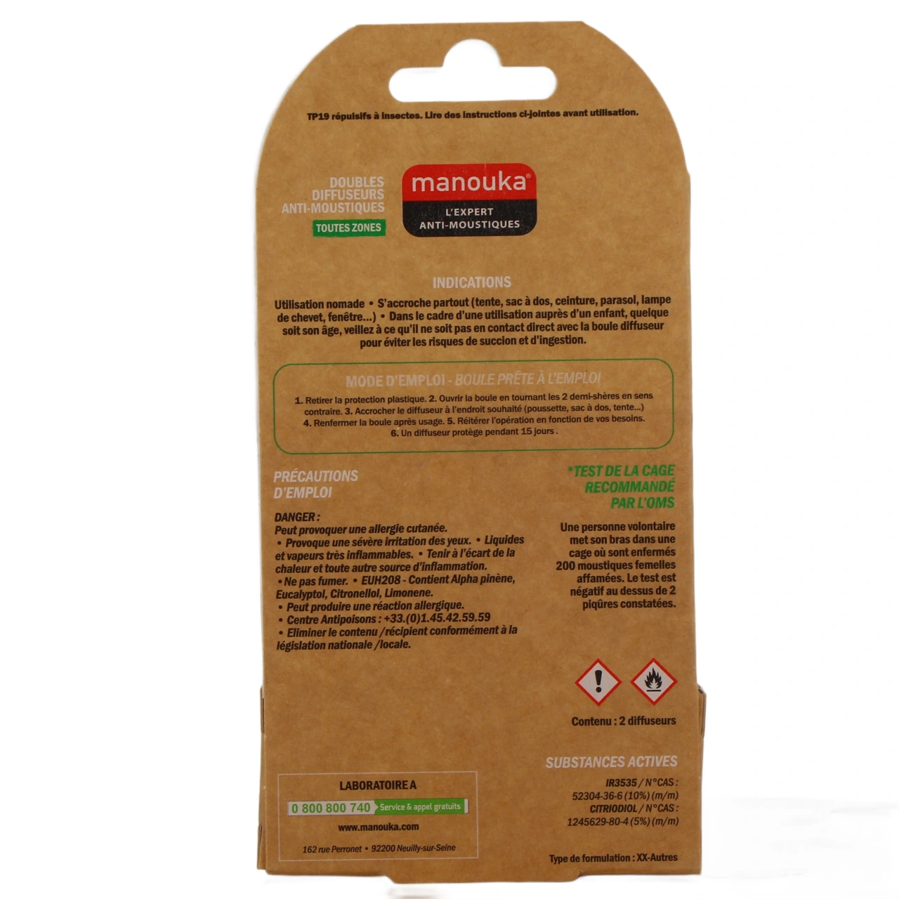 Manouka Diffuseur Anti-Moustiques - Vue 18