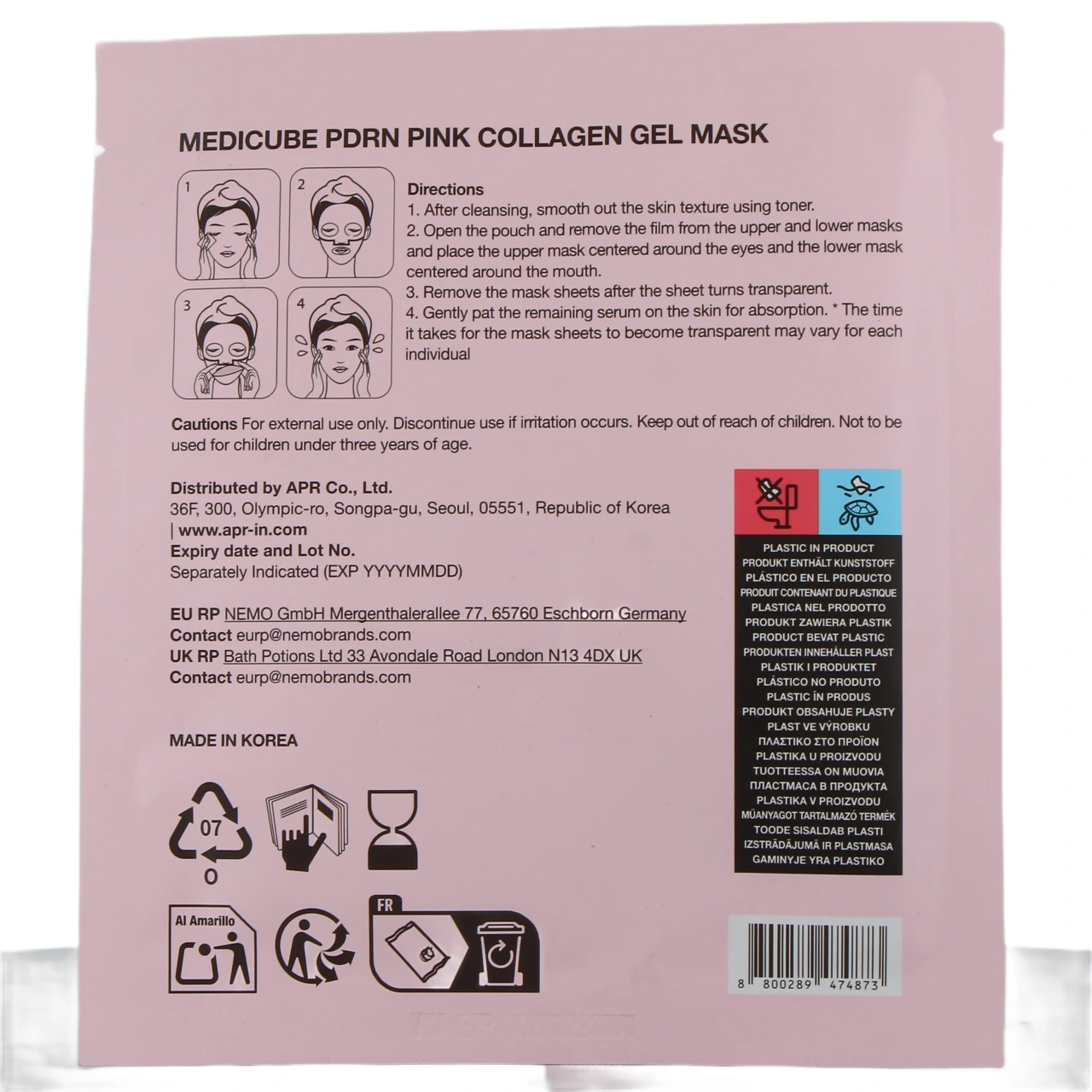 Medicube Collagen Mask - Vue 2