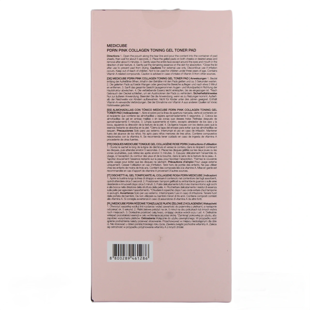 Medicube PDRN Pink Collagen Toning Gel Toner Pad - Vue 3