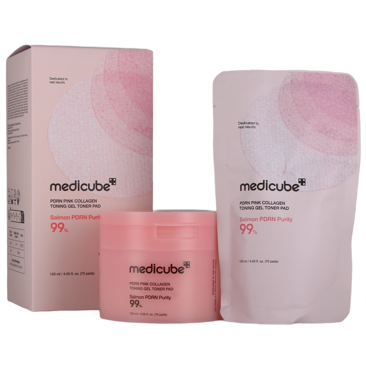 Medicube PDRN Pink Collagen Toning Gel Toner Pad - Medicube