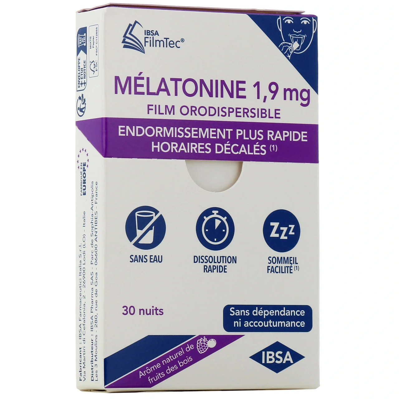 Mélatonine FilmTec IBSA - Vue 4