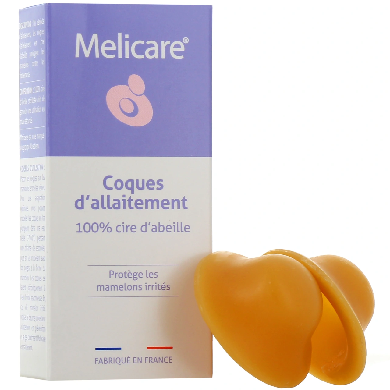 Melicare Coques d'Allaitement en Cire d'Abeille - Vue 4