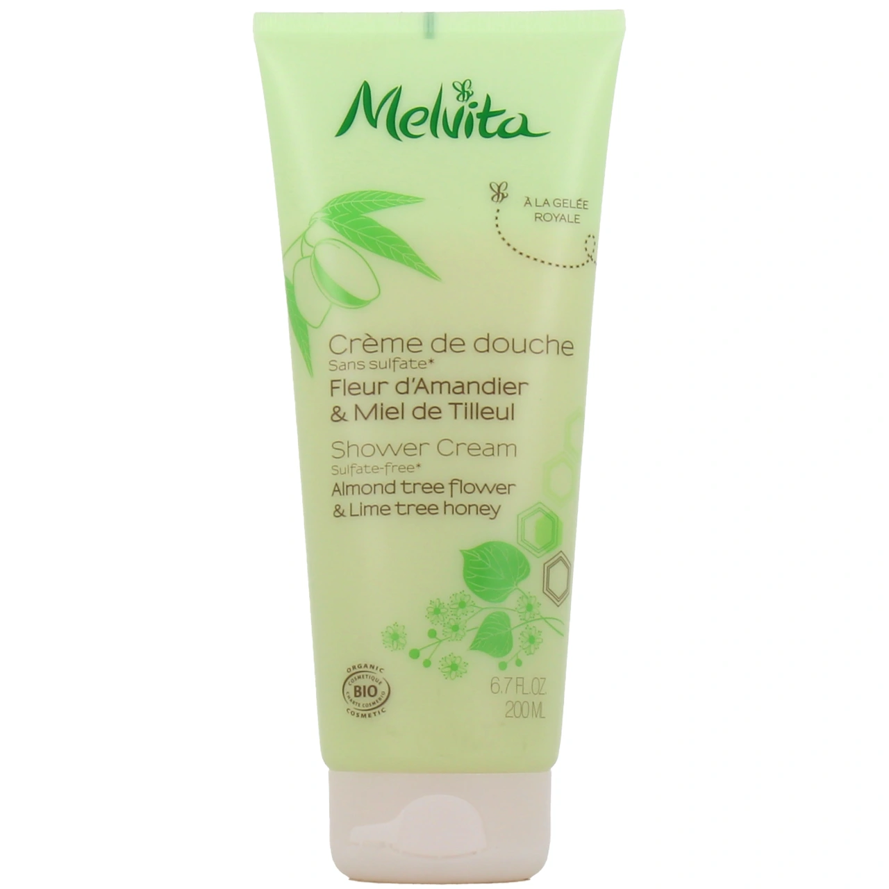 Melvita Fleurs d'amandier et miel de tilleul Crème de douche - Melvita