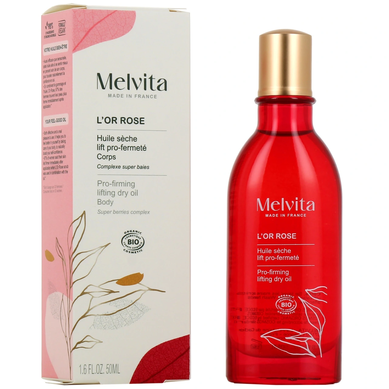 Melvita L'Or Rose Huile Fermeté Suractivée - Melvita