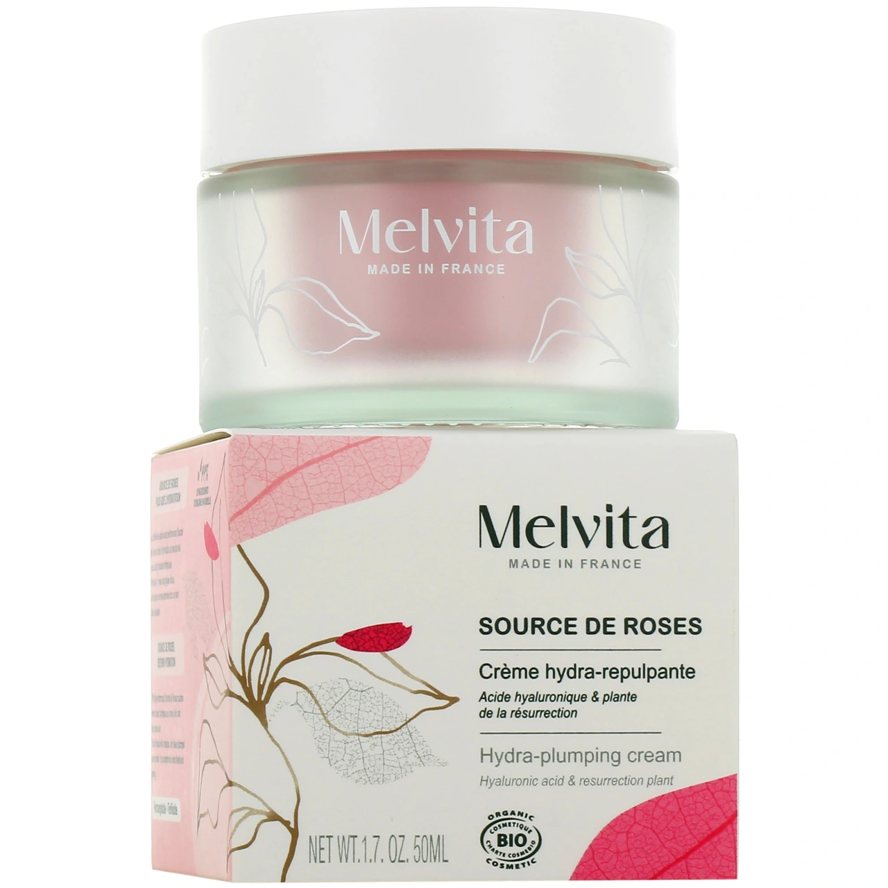 Melvita Source de Roses Crème Hydra-Repulpante - Vue 2