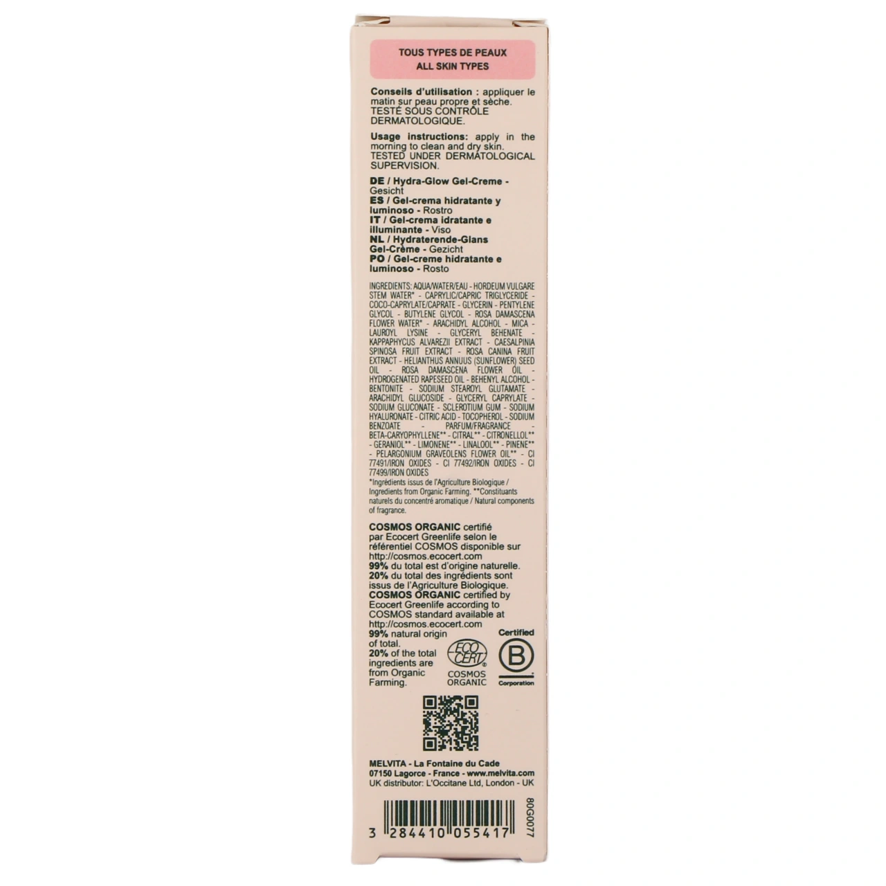 Melvita Source de Roses Gel-Crème - Vue 3