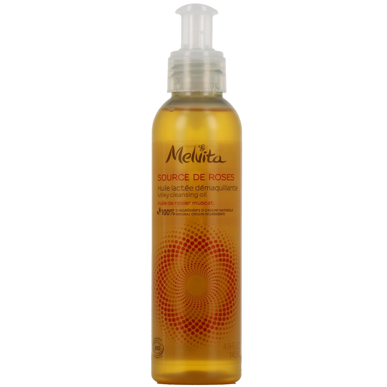 Melvita Source de Roses Huile Lactée Démaquillante - Melvita
