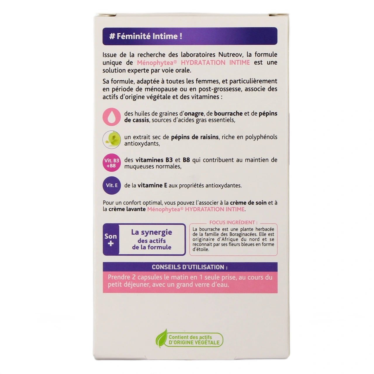 Ménophytea Hydratation Intime - Vue 3