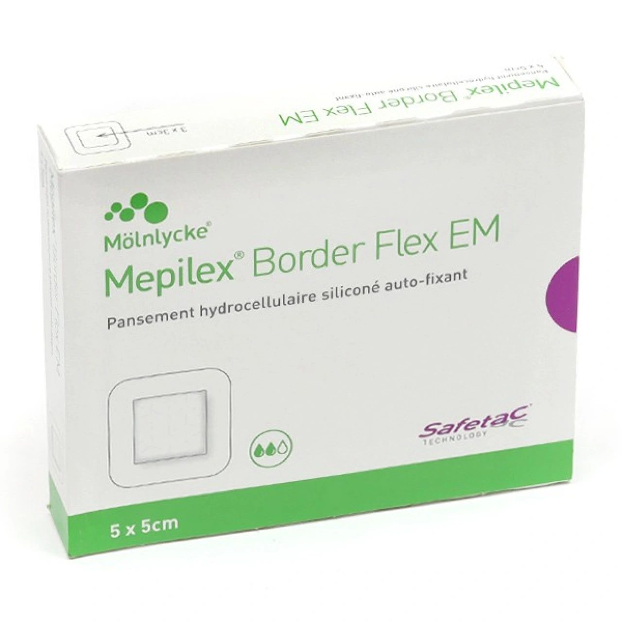 Mepilex Border Flex EM Pansement hydrocellulaire - Mepilex