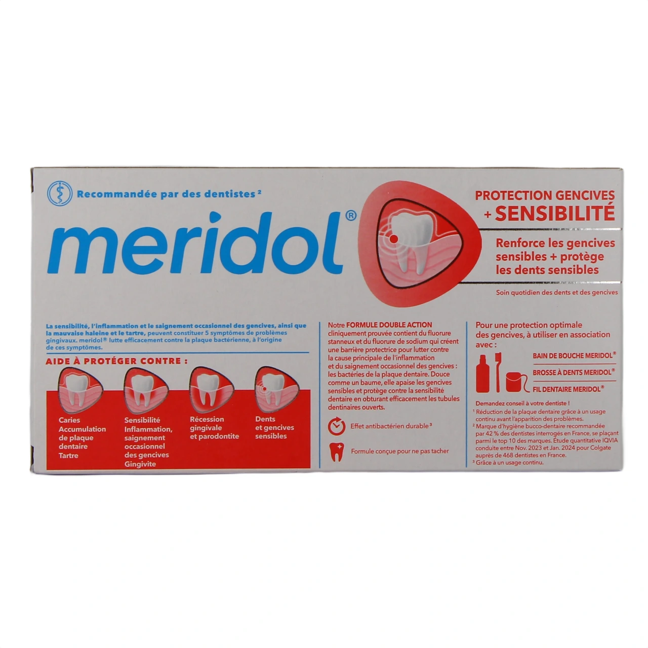 Meridol Dentifrice Soin Complet Gencives et Dents Sensibles - Vue 6
