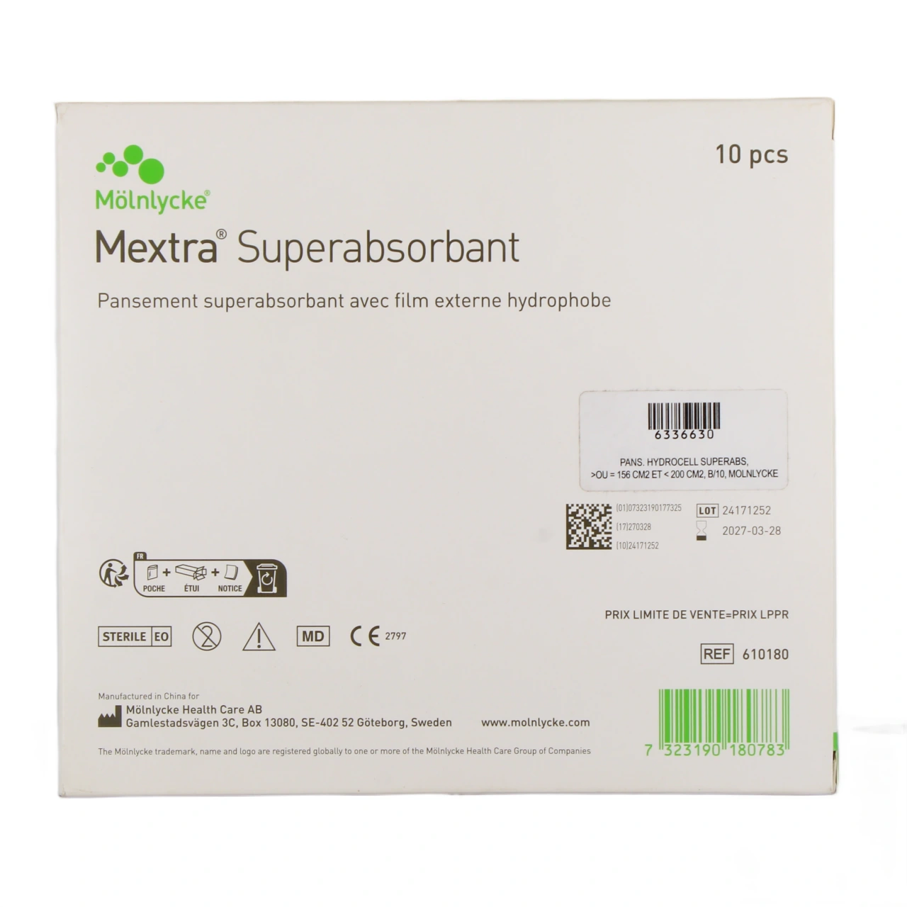 Mextra Superabsorbant Pansement - Vue 3