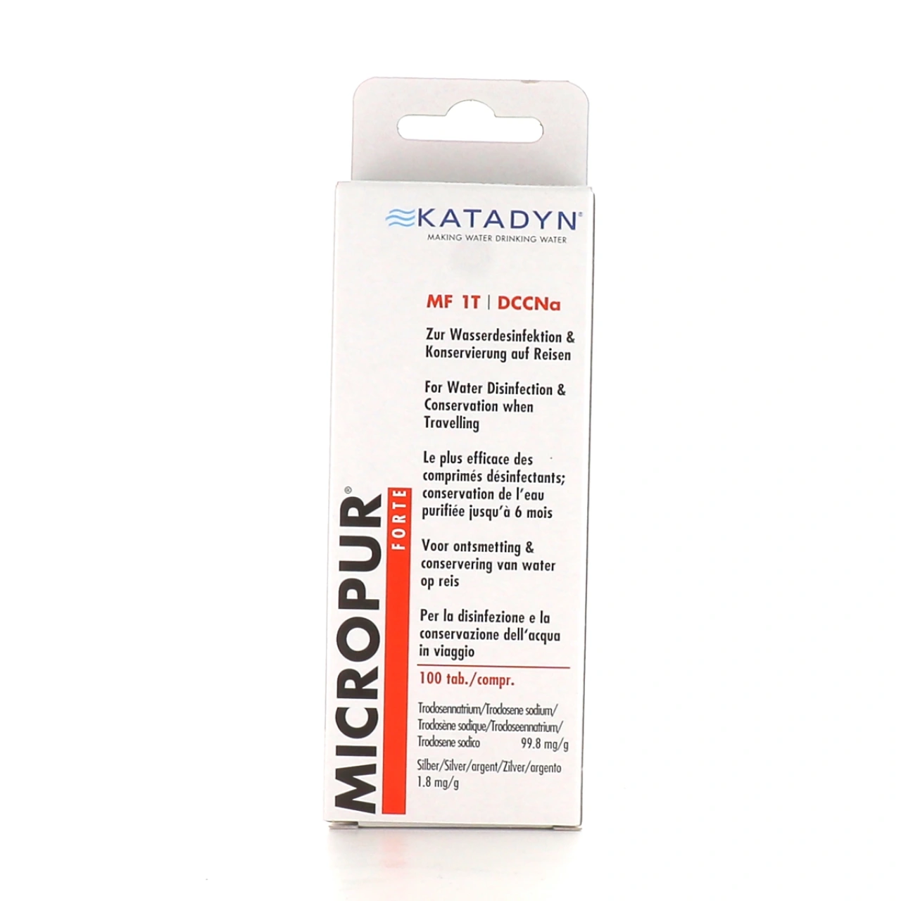 Micropur Forte Comprimés Purificateurs d'Eau - Katadyn