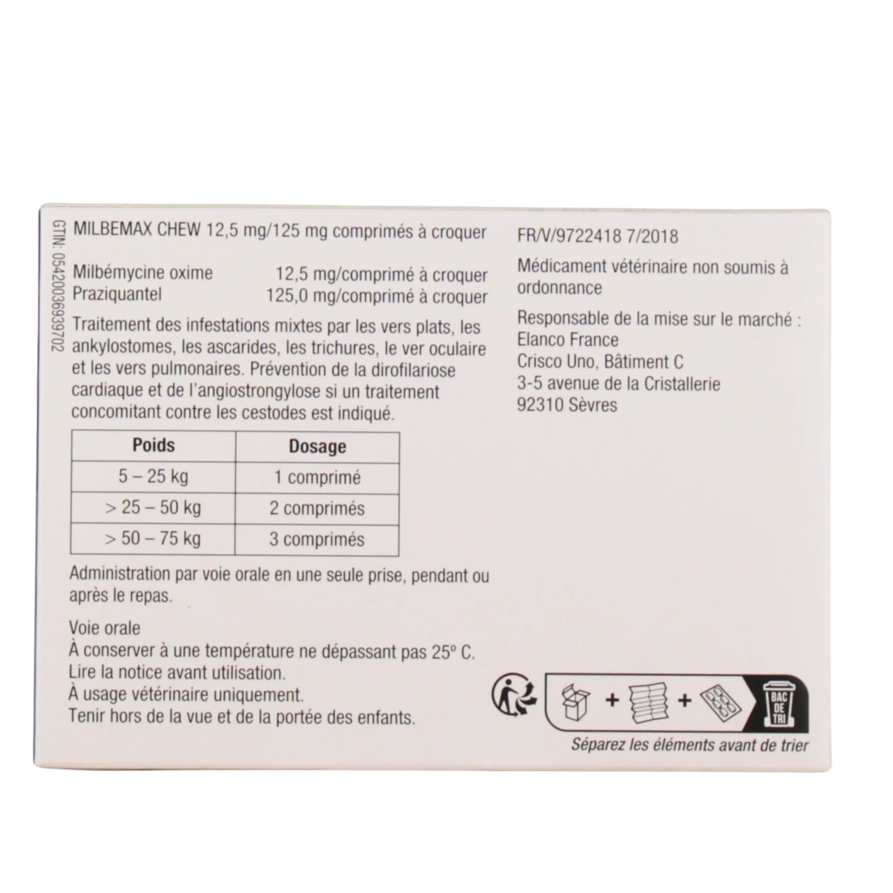 Milbemax Chew Vermifuge Chien à croquer - Vue 3